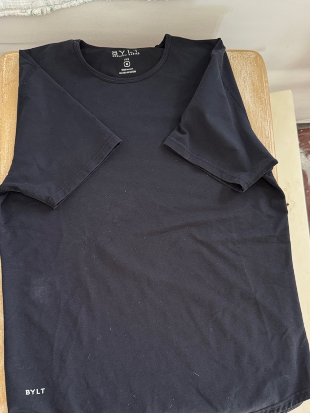 BYLT Basics Men's Short Sleeve Tee in Black